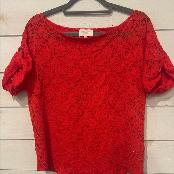 Laundry by Shelli Segal  lace top in size small - Picture 1 of 12